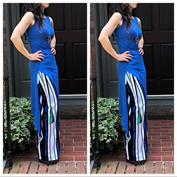 ✨LAST ONE✨Royal blue high slit dress - Picture 7 of 8